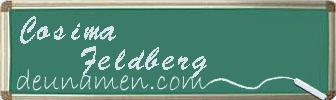Cosima Feldberg Visitenkarte